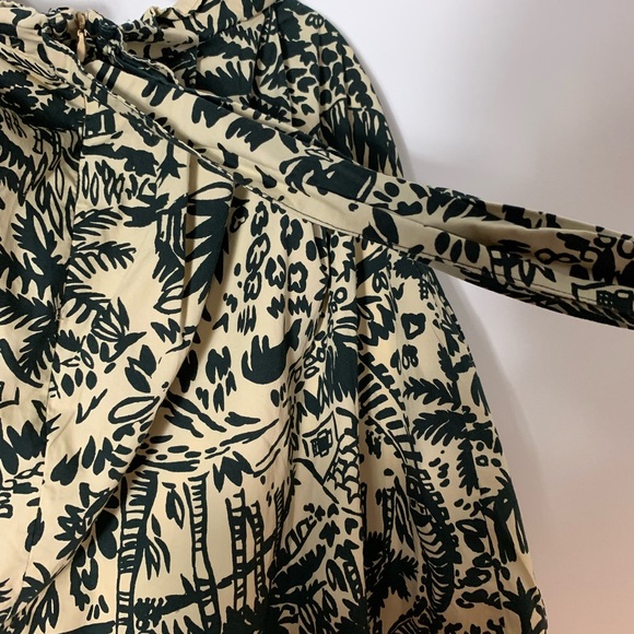 Anthropologie (brand is Corey Lynn Calter) graffiti style skirt with bow - Picture 6 of 6